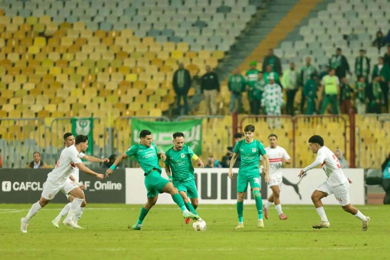 مباراة الزمالك والمصري